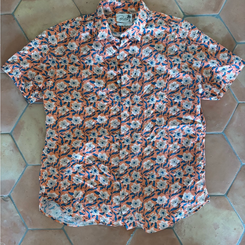 Bonobos | Casual Button Down shirt in floral print | sz L Short